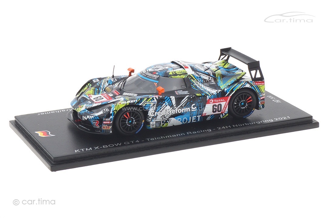 KTM X-Bow GT4 24h Nürburgring 2021 Brodmerkel/Kraihamer/Teichmann Spark 1:43 SG779 KTM X-Bow GT4 24h Nürburgring 2021 Brodmerkel/Kraihamer/Teichmann Spark 1:43 SG779