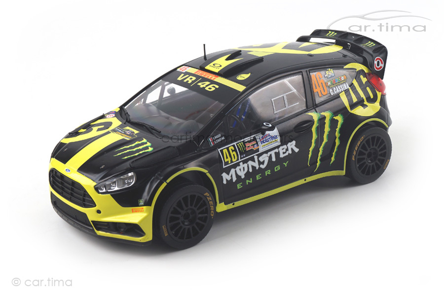 Ford Fiesta RS WRC Monza Rally 2014 Rossi/Cassina IXO Models 1:18 18RMC014