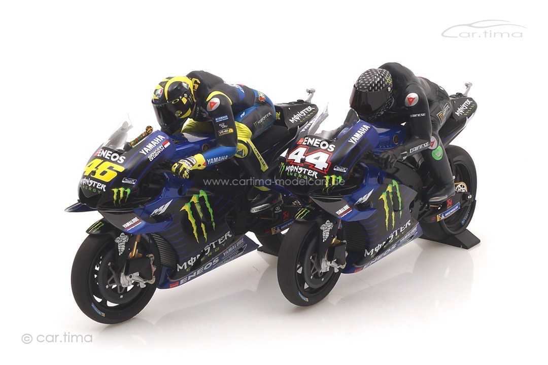 Set Yamaha YZR-M1 Test Valencia 2019 Hamilton/Rossi Minichamps 1:12 122194446