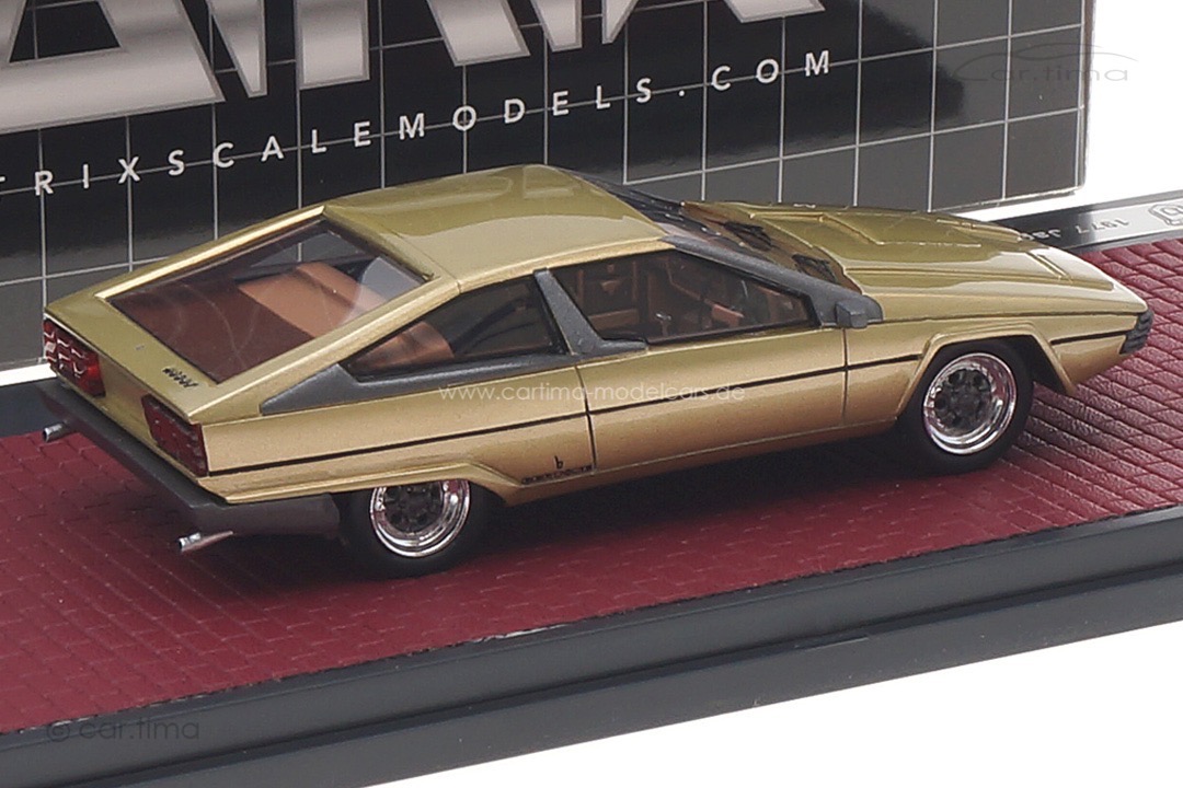 Jaguar Ascot Bertone 1977 gold met. Matrix 1:43 MX41001-182 Jaguar Ascot Bertone 1977 gold met. Matrix 1:43 MX41001-182