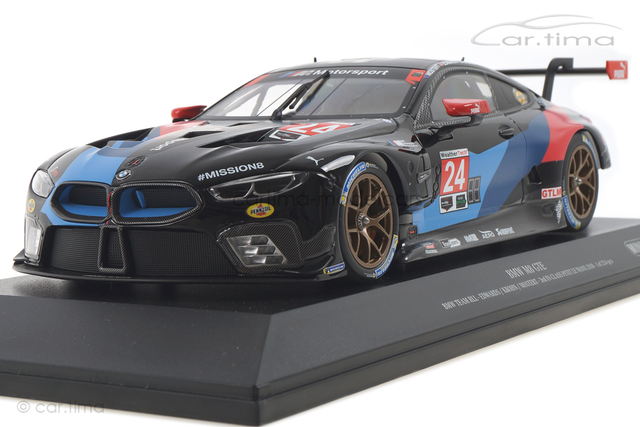 BMW M8 GTE Petit Le Mans 2018 Edwards/Krohn/Mostert Minichamps 1:18 155182924 BMW M8 GTE Petit Le Mans 2018 Edwards/Krohn/Mostert Minichamps 1:18 155182924