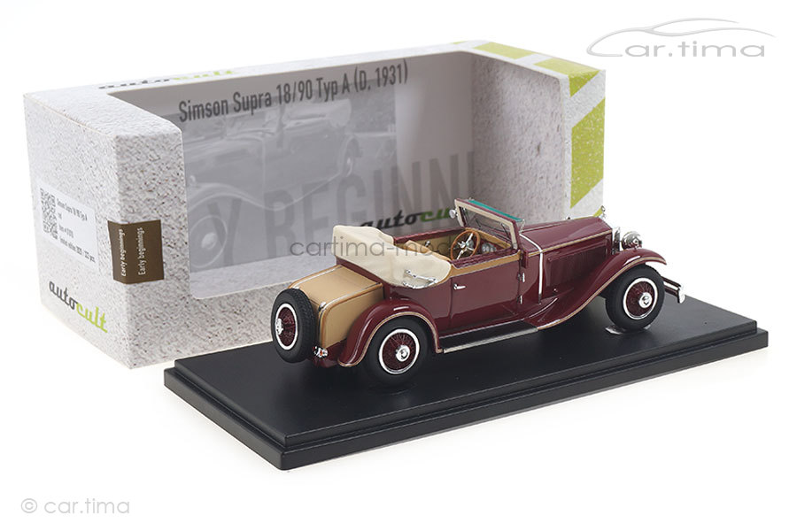 Simson Supra 18/90 Typ A autocult 1:43 01010 Simson Supra 18/90 Typ A autocult 1:43 01010