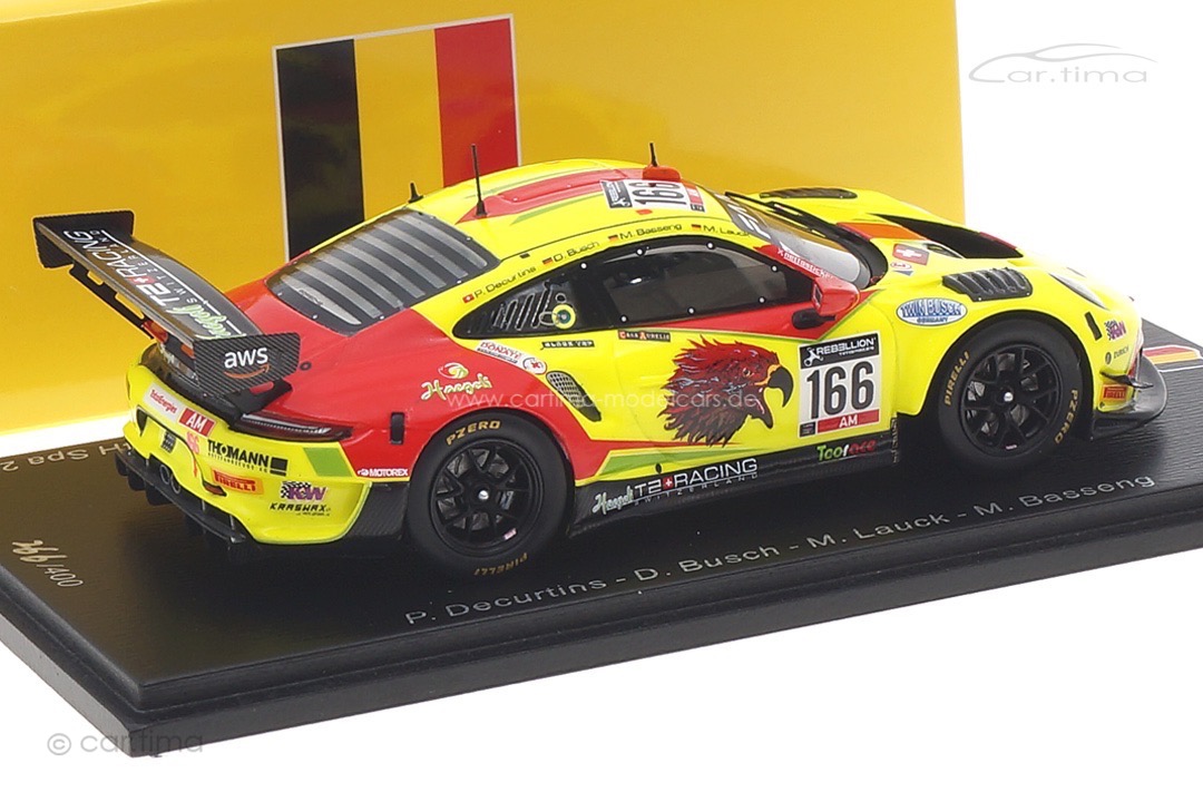 Porsche 911 GT3 R 24h Spa 2021 Decurtins/Busch/Lauck/Basseng Spark 1:43 SB456 Porsche 911 GT3 R 24h Spa 2021 Decurtins/Busch/Lauck/Basseng Spark 1:43 SB456