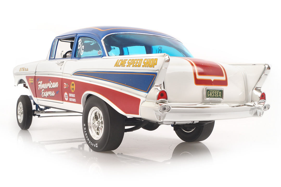 Chevrolet Bel Air Gasser 1957 American Express ACME 1:18 A1807007 Chevrolet Bel Air Gasser 1957 American Express ACME 1:18 A1807007