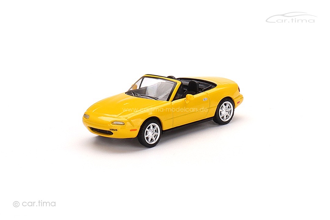 Mazda Miata MX-5 (NA) Sunburst Yellow MINI GT 1:64 MGT00392-L