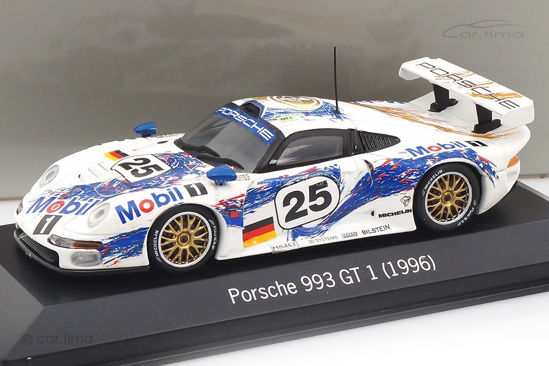 Porsche 911 (993) GT1 24h Le Mans 1996 Boutsen/Stuck/Wollek Minichamps 1:43 WAP02004797