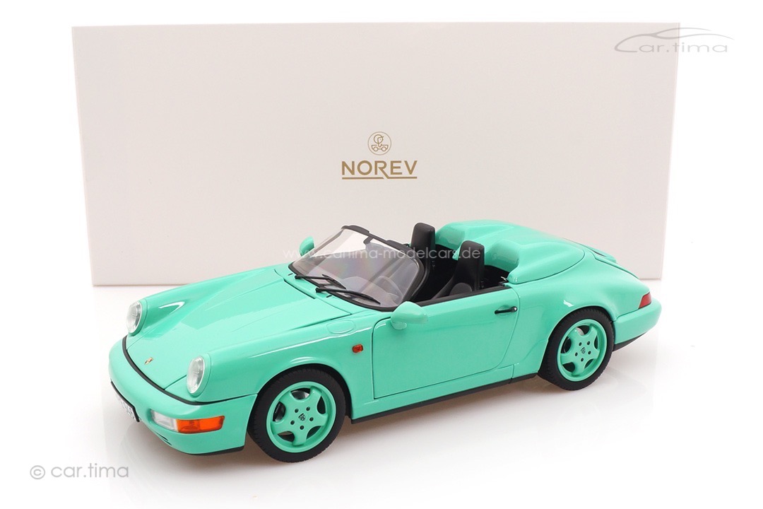 Porsche 911 (964) Speedster Mintgrün Norev 1:18 187131
