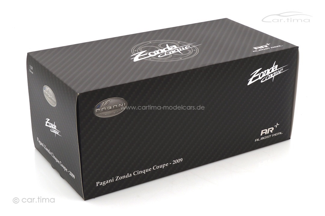 Pagani Zonda Cinque Coupe RHD Bianco Benny Almost Real 1:18 850604001 Pagani Zonda Cinque Coupe RHD Bianco Benny Almost Real 1:18 850604001