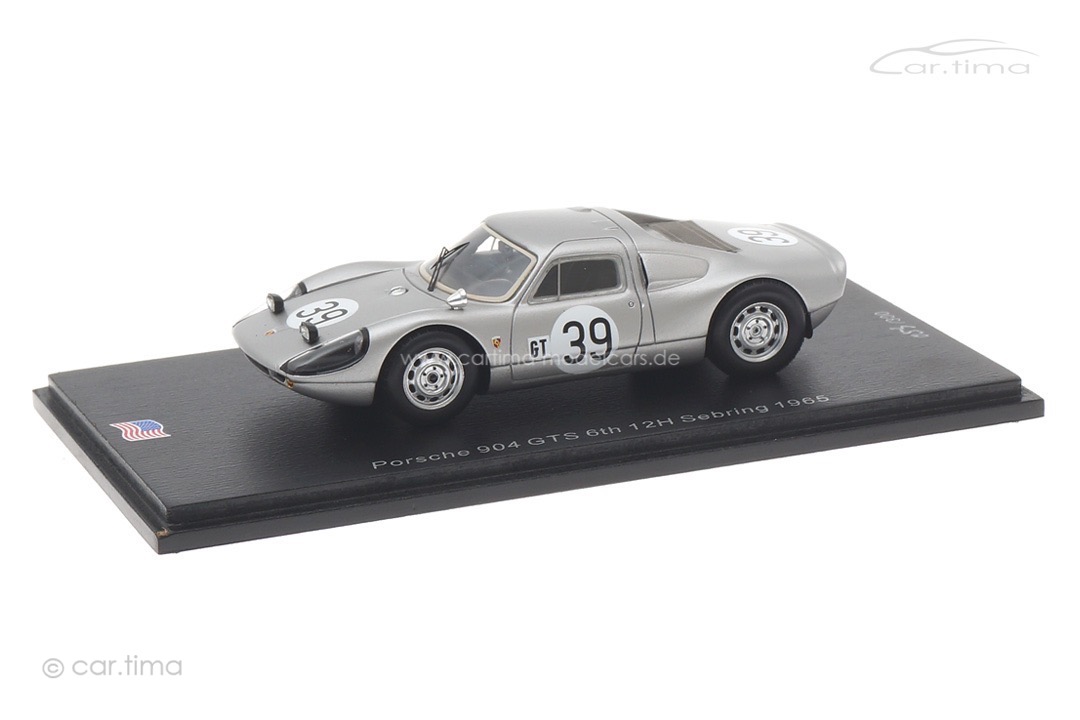 Porsche 904 GTS 12h Sebring 1965 Buzzetta/Pon Spark 1:43 US264 Porsche 904 GTS 12h Sebring 1965 Buzzetta/Pon Spark 1:43 US264