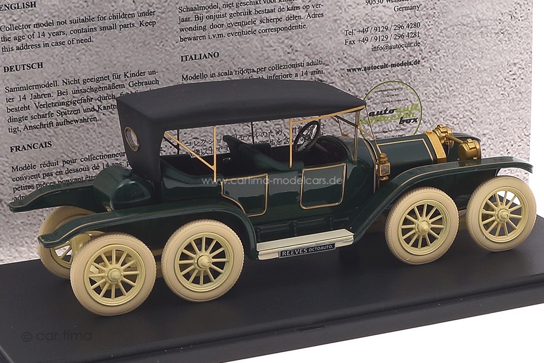 Reeves Octoauto 1911 dunkelgrün autocult 1:43 01015 Reeves Octoauto 1911 dunkelgrün autocult 1:43 01015