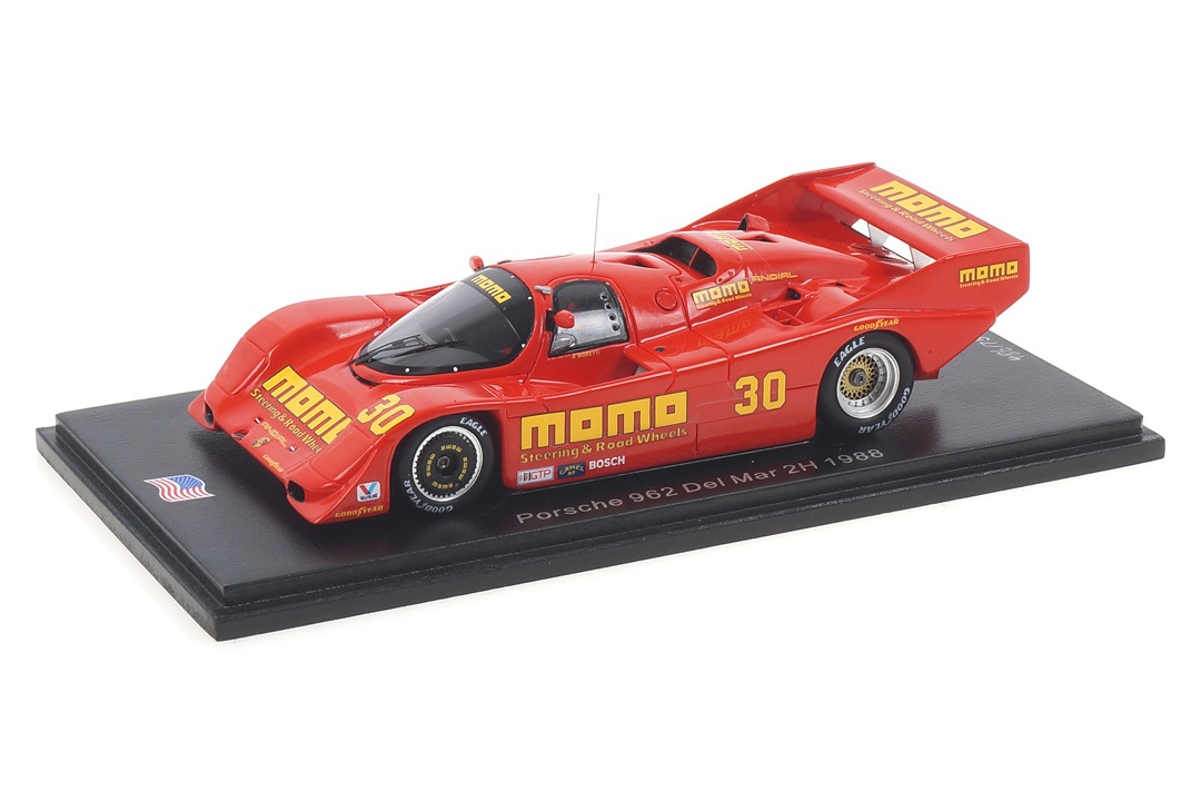 Porsche 962 2h Del Mar 1988 Moretti/Phillips Spark 1:43 US087 Porsche 962 2h Del Mar 1988 Moretti/Phillips Spark 1:43 US087