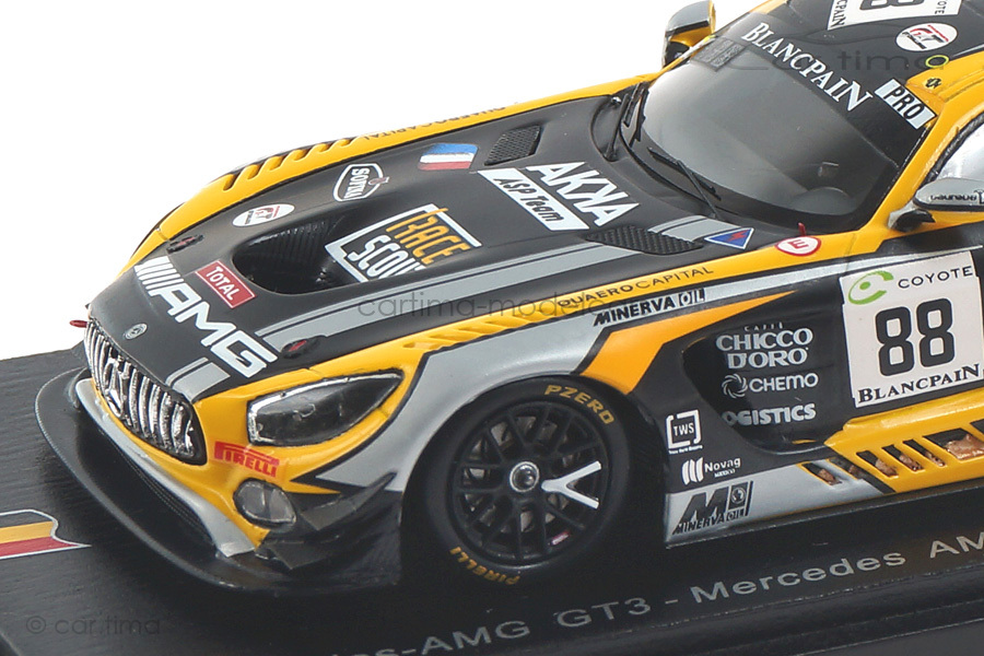Mercedes-AMG GT3 24h Spa 2018 Marciello/Juncadella/Vautier Spark 1:43 SB206