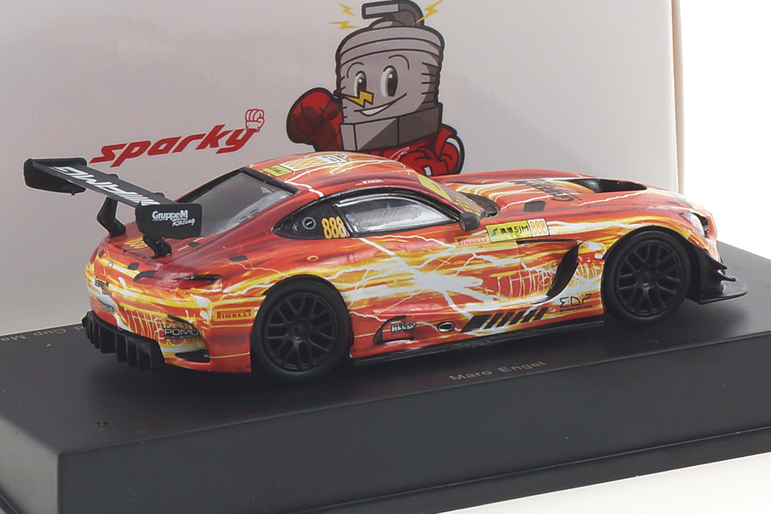 Mercedes-AMG GT3 Macau 2019 Maro Engel Spark 1:64 Y169 Mercedes-AMG GT3 Macau 2019 Maro Engel Spark 1:64 Y169