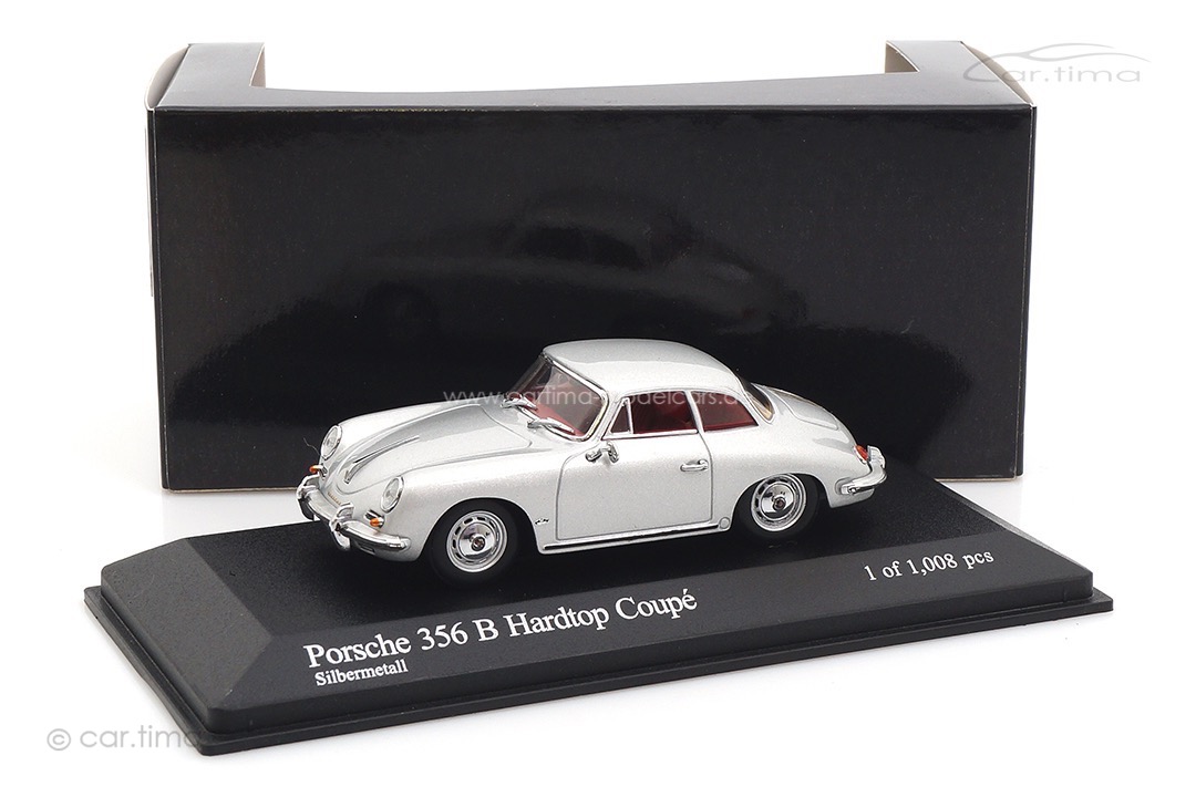 Porsche 356 B Hardtop Coupe Silber Minichamps 1:43 400064321