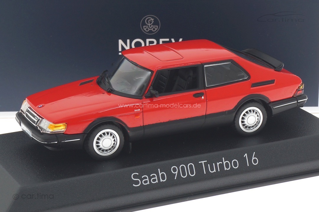 Saab 900 Turbo 16 rot Norev 1:43 810035 Saab 900 Turbo 16 rot Norev 1:43 810035