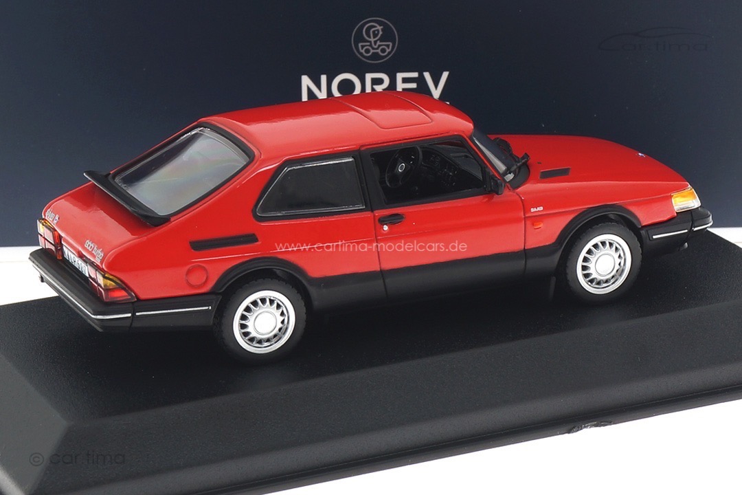 Saab 900 Turbo 16 rot Norev 1:43 810035 Saab 900 Turbo 16 rot Norev 1:43 810035