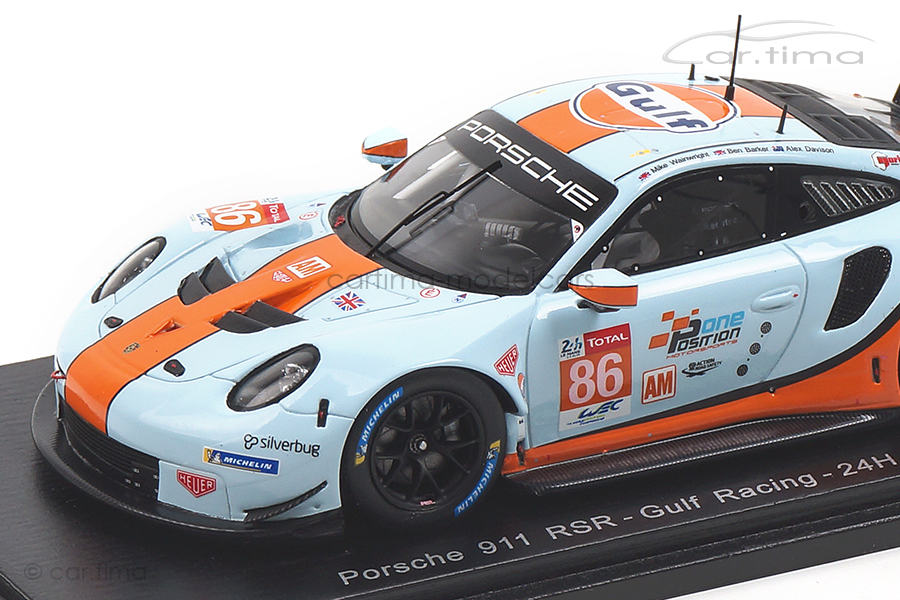 Porsche 911 RSR 24h Le Mans 2018 Barker/Davison/Wainwright Spark 1:43 S7041