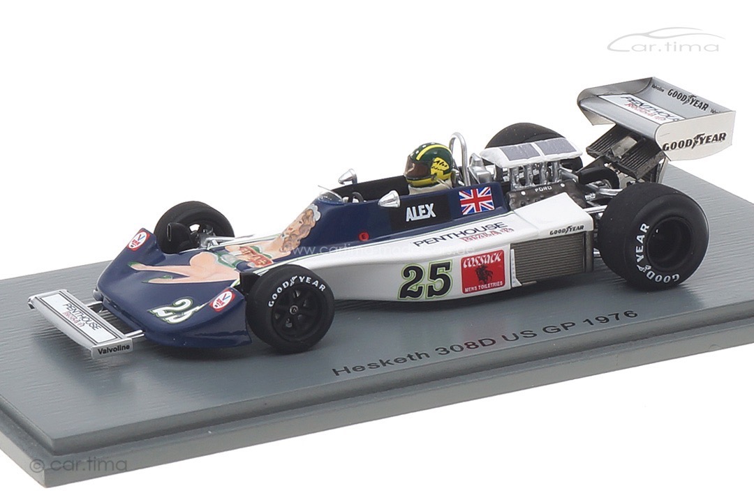 Hesketh 308D GP USA 1976 Alex Ribeiro Spark 1:43 S2466 Hesketh 308D GP USA 1976 Alex Ribeiro Spark 1:43 S2466