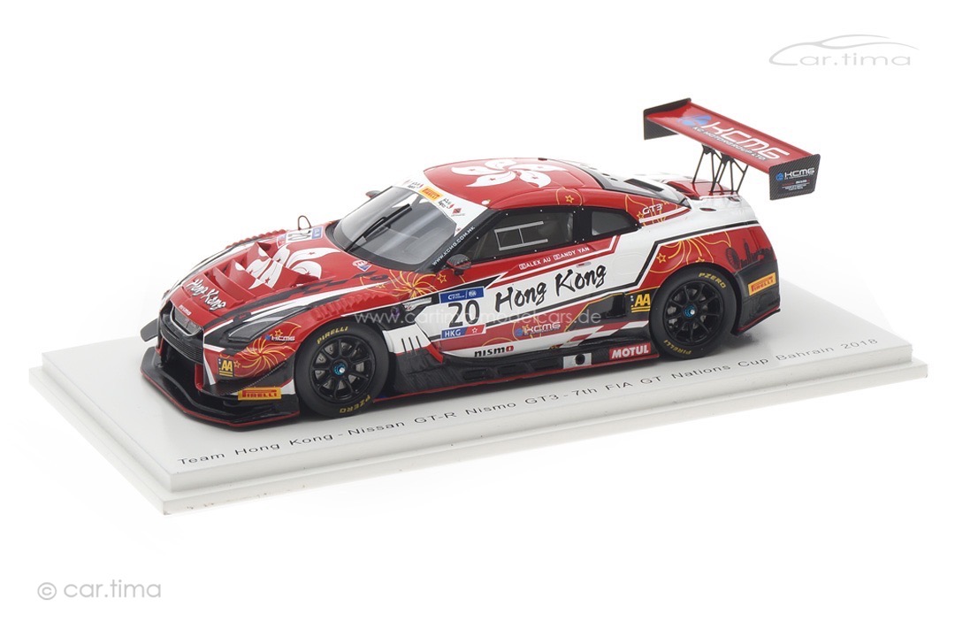 Nissan GT-R Nismo GT3 Bahrain 2018 Au/Yan Spark 1:43 S6303