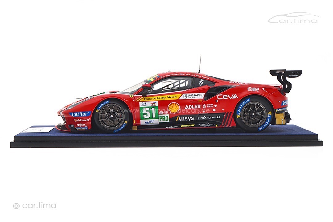Ferrari 488 GTE EVO 24h Le Mans 2022 Pier Guidi/Calado/Serra LookSmart 1:18 LS18LM032