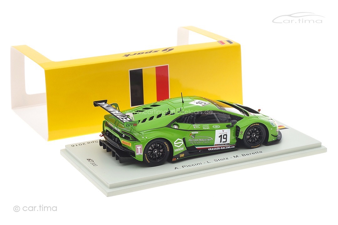 Lamborghini Huracán GT3 24h Spa 2016 Beretta/Piccini/Stolz Spark 1:43 SB286