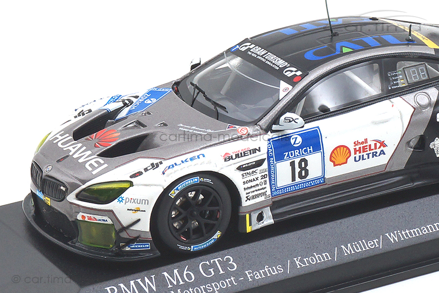 BMW M6 GT3 24h Nürburgring 2016 Farfus/Krohn/Müller/Wittmann Minichamps 1:43 437162618 BMW M6 GT3 24h Nürburgring 2016 Farfus/Krohn/Müller/Wittmann Minichamps 1:43 437162618