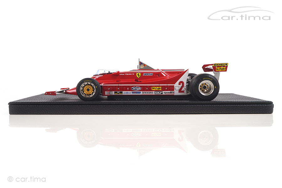 Ferrari 312 T5 GP 1980 Gilles Villeneuve GP Replicas 1:18 GP45B Ferrari 312 T5 GP 1980 Gilles Villeneuve GP Replicas 1:18 GP45B