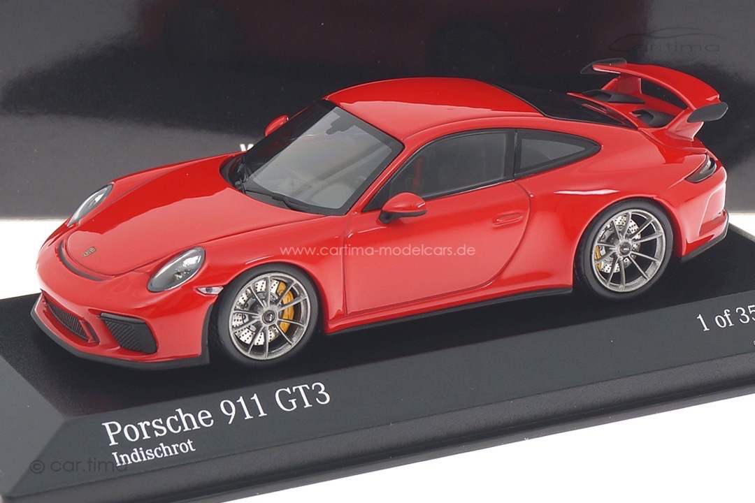 Porsche 911 (991 II) GT3 Indischrot Minichamps 1:43 410066030 Porsche 911 (991 II) GT3 Indischrot Minichamps 1:43 410066030