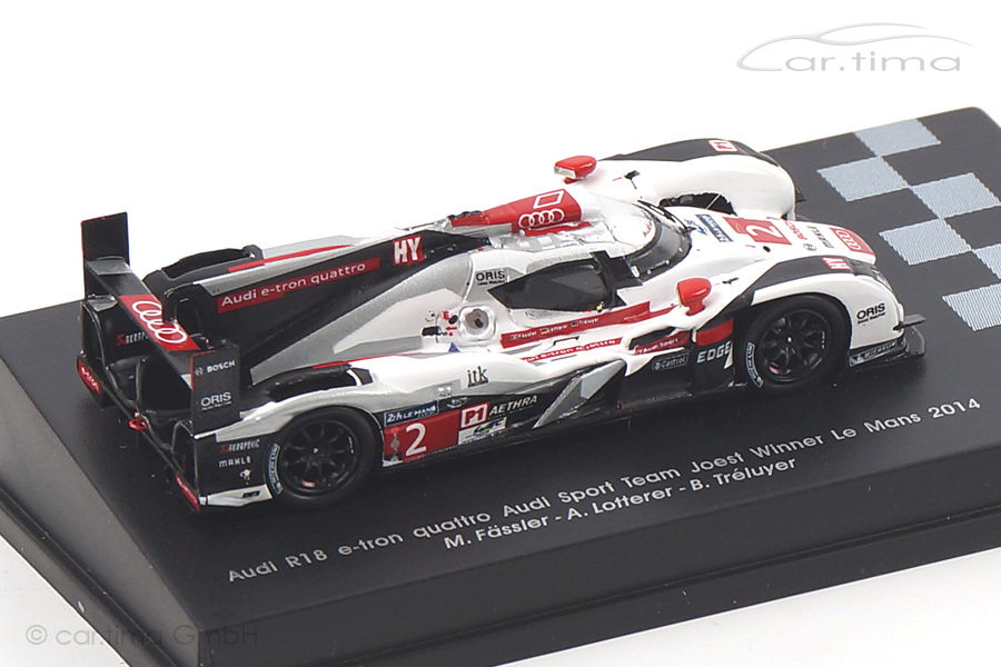 Audi R18 e-tron quattro Winner 24h Le Mans 2014 Fässler/Lotterer/Treluyer Spark 1:87 87LM14