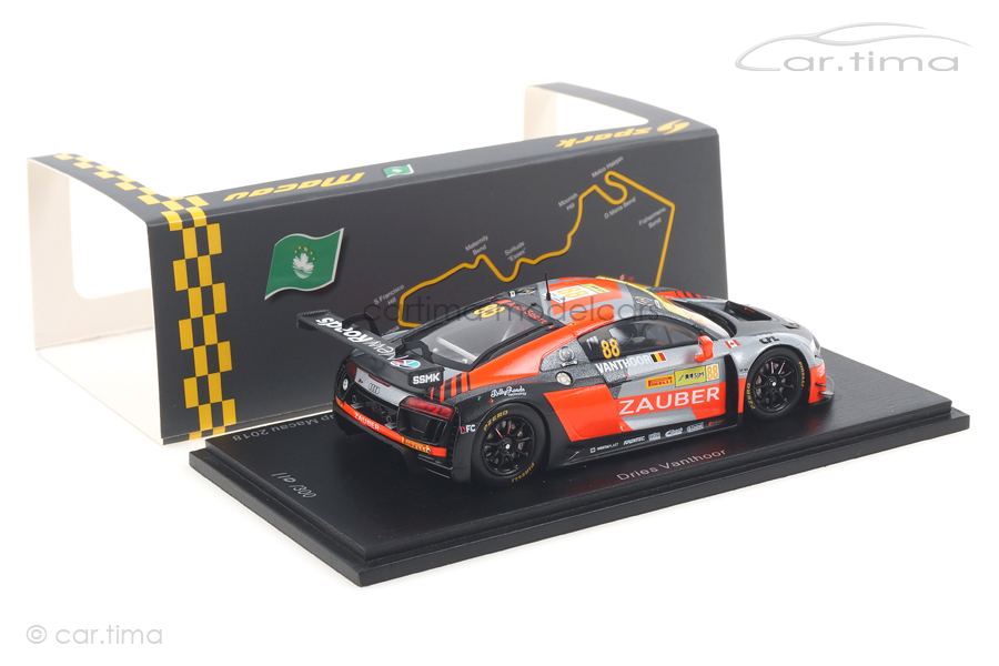 Audi R8 LMS Macau 2018 Dries Vanthoor Spark 1:43 SA168 Audi R8 LMS Macau 2018 Dries Vanthoor Spark 1:43 SA168