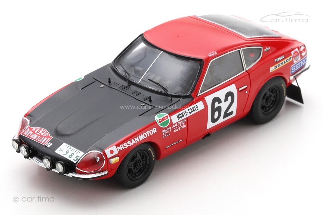 Datsun 240 Z Rallye Monte Carlo 1971 Aaltonen/Easter Spark 1:43 S6283