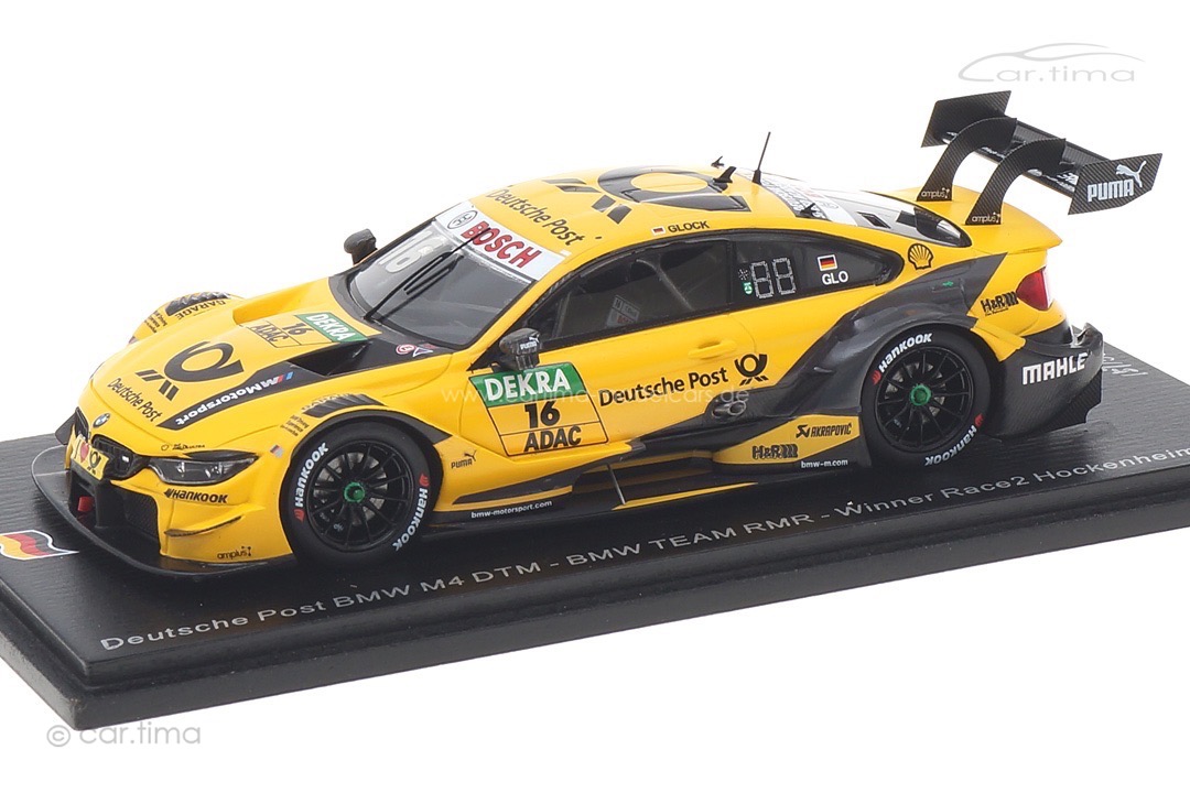 BMW M4 Winner DTM Hockenheim 2018 Timo Glock Spark 1:43 SG635 BMW M4 Winner DTM Hockenheim 2018 Timo Glock Spark 1:43 SG635