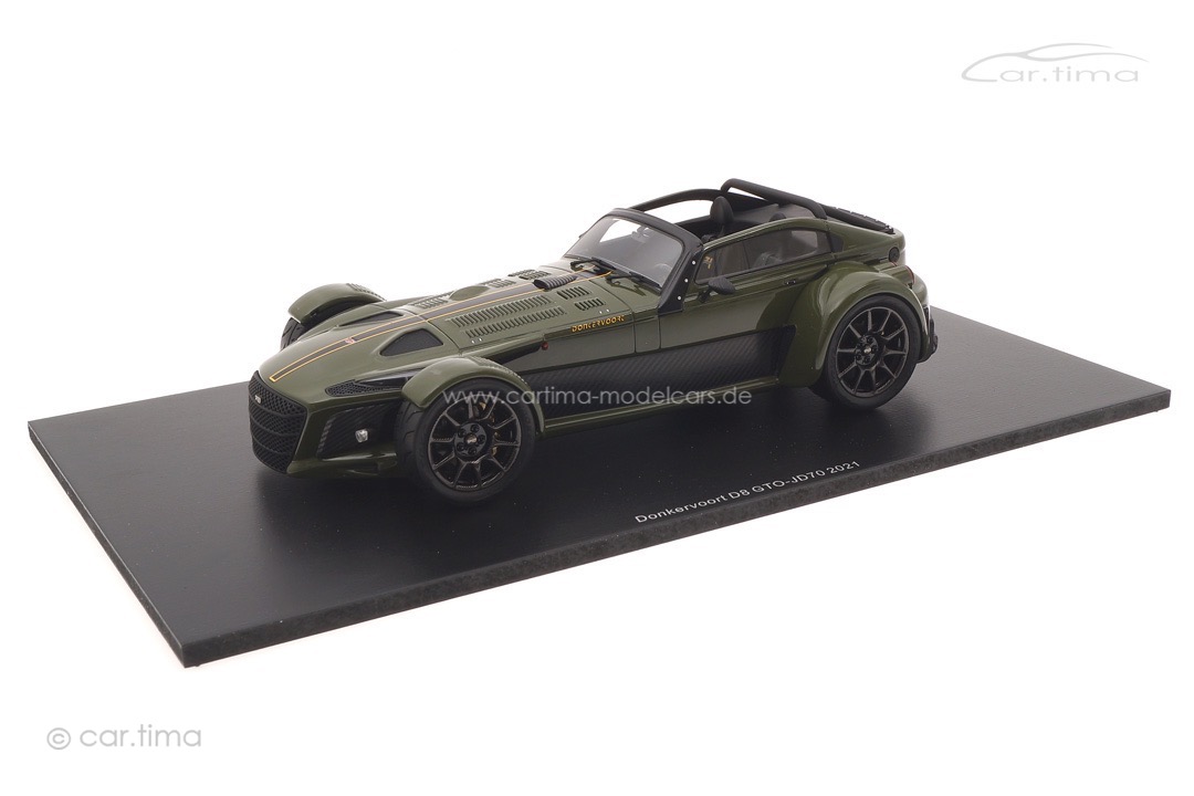 Donkervoort D8 GTO-JD70 2021 grün Spark 1:18 18S538