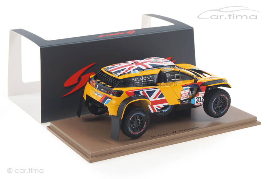 Peugeot 3008 DKR Maxi Dakar Rally 2019 Hunt/Rosegaar Spark 1:43 S5627 Peugeot 3008 DKR Maxi Dakar Rally 2019 Hunt/Rosegaar Spark 1:43 S5627