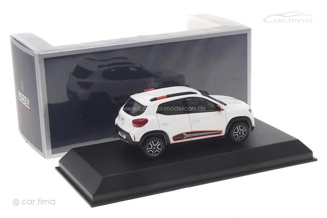 Dacia Spring Comfort Plus M.Look-Paket Orange 2022 Kaolin White Norev 1:43 509062
