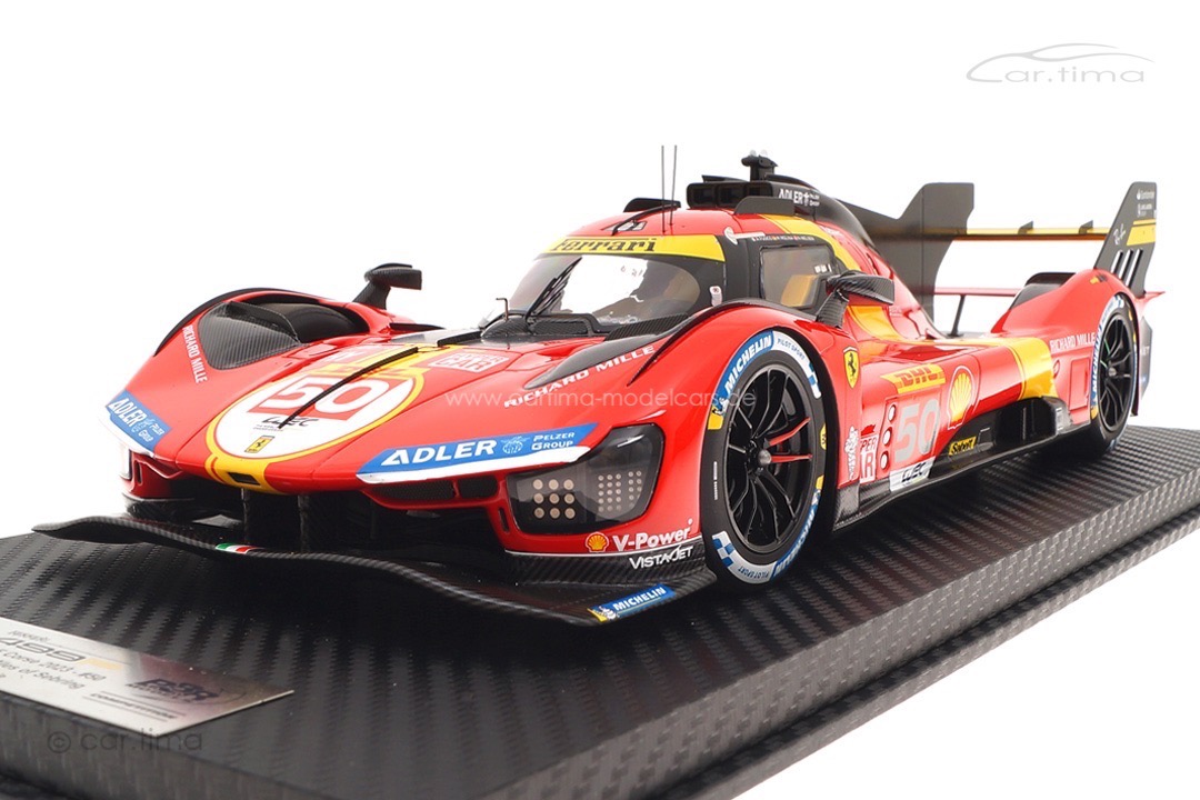 Ferrari 499P Sebring 2023 Fuoca/Molina/Nielsen BBR 1:18 CS18003 Ferrari 499P Sebring 2023 Fuoca/Molina/Nielsen BBR 1:18 CS18003