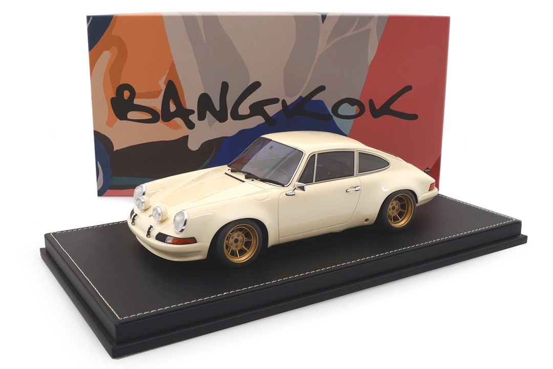 Porsche 911 ST Light ivory Group4 Campagnolo alloy-rims car.tima CUSTOMIZED 1:18