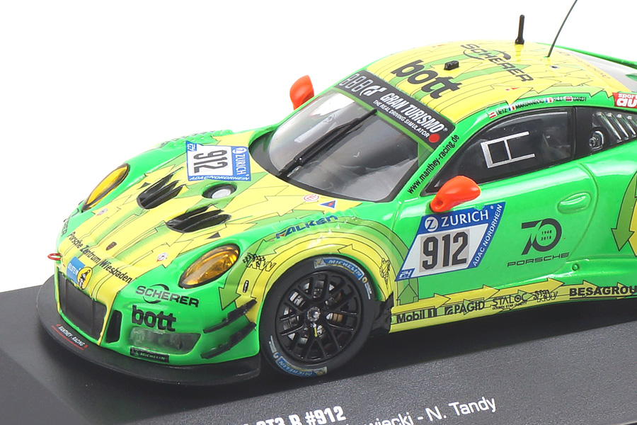 Porsche 911 (991) GT3 R 24h Nürburgring 2018 Lietz/Pilet/Makowiecki/Tandy IXO 1:43 CMR43012 Porsche 911 (991) GT3 R 24h Nürburgring 2018 Lietz/Pilet/Makowiecki/Tandy IXO 1:43 CMR43012