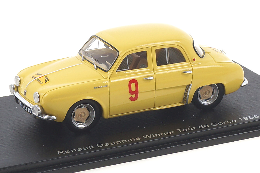 Renault Dauphine Winner Tour de Corse 1956 Thirion Ferrier Spark 1:43 S5208