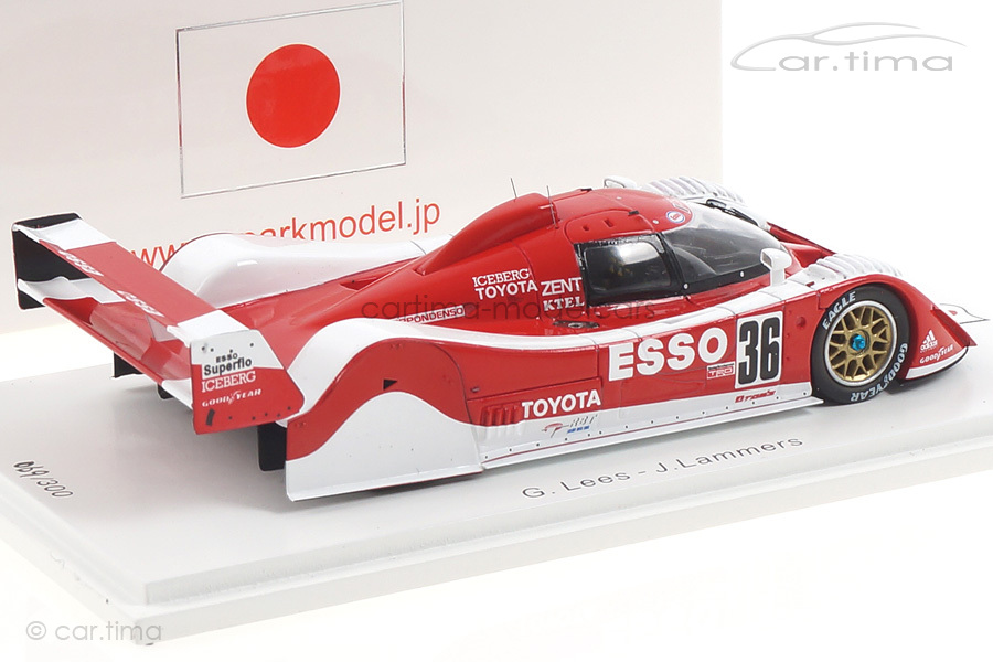 Toyota TS010 Winner 500 km In Mine 1992 Lammers/Lees Spark 1:43 SJ068 Toyota TS010 Winner 500 km In Mine 1992 Lammers/Lees Spark 1:43 SJ068