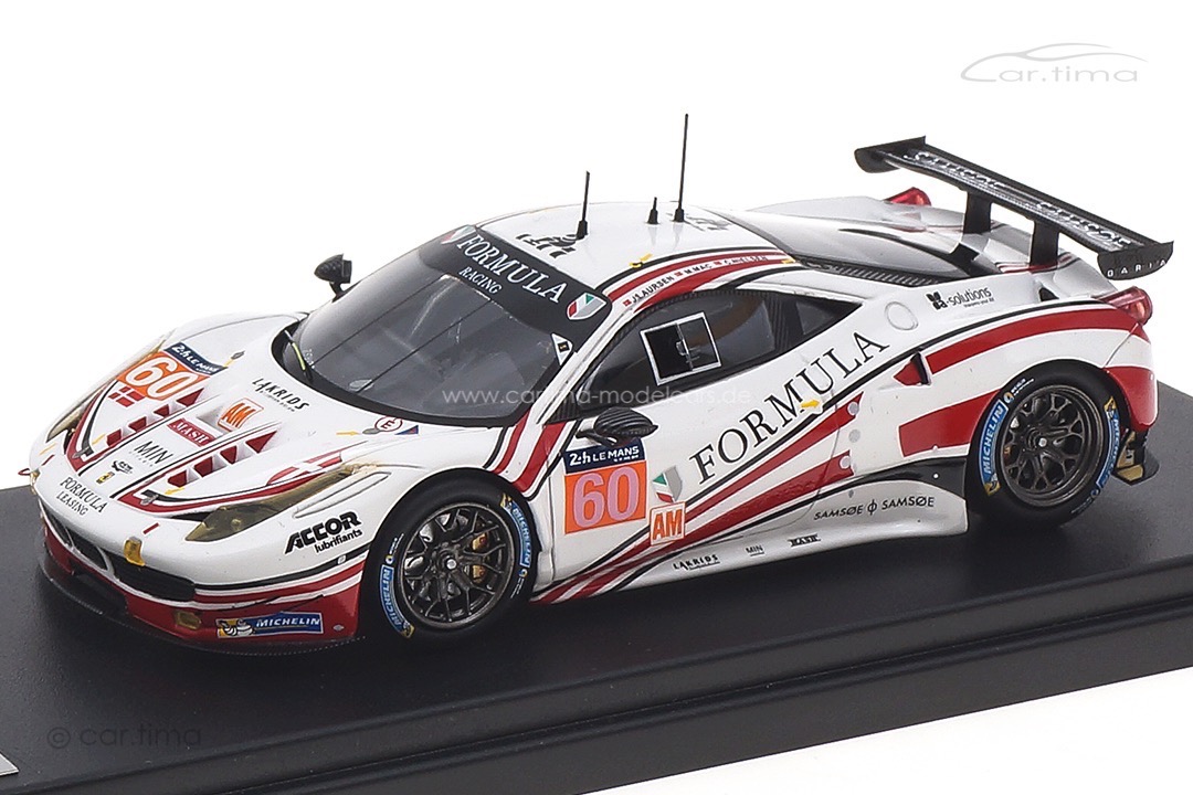 Ferrari 458 GT2 24h Le Mans 2016 Mac/Laursen/Nielsen LookSmart 1:43 LSLM036 Ferrari 458 GT2 24h Le Mans 2016 Mac/Laursen/Nielsen LookSmart 1:43 LSLM036