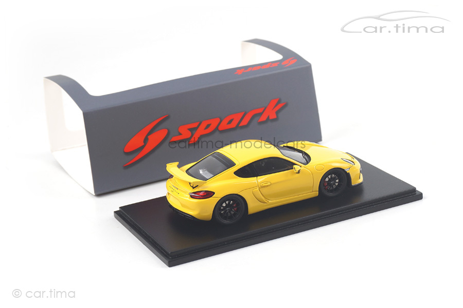 Porsche Cayman (981) GT4 Racinggelb Spark 1:43 S4939