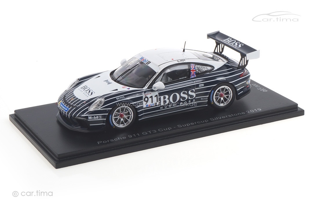 Porsche 911 GT3 Cup Supercup Silverstone 2019 Chris Hoy Spark 1:43 UK006 Porsche 911 GT3 Cup Supercup Silverstone 2019 Chris Hoy Spark 1:43 UK006