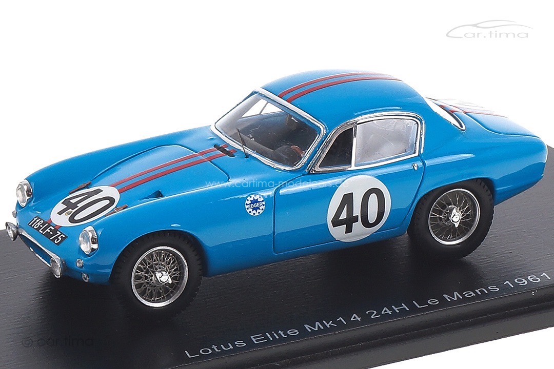 Lotus Elite MK14 24h Le Mans 1961 Kosselek/Massenez Spark 1:43 S8207