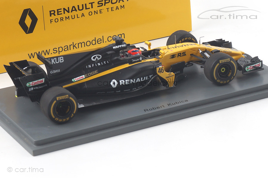 Renault Sport R.S.17 Test GP Ungarn 2017 Robert Kubica Spark 1:43 S5055