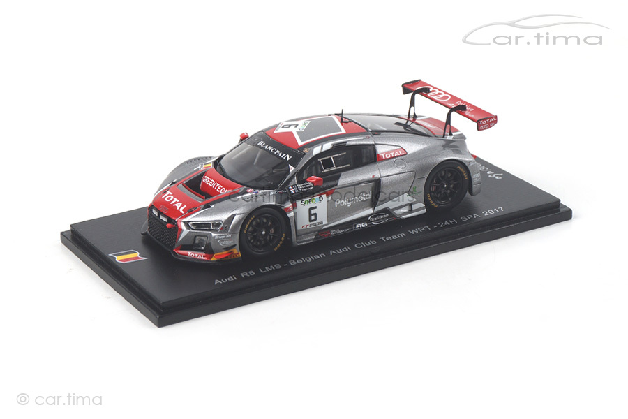 Audi R8 LMS 24h Spa 2017 Richelmi/Berthon/Tréluyer Spark 1:43 SB169 Audi R8 LMS 24h Spa 2017 Richelmi/Berthon/Tréluyer Spark 1:43 SB169