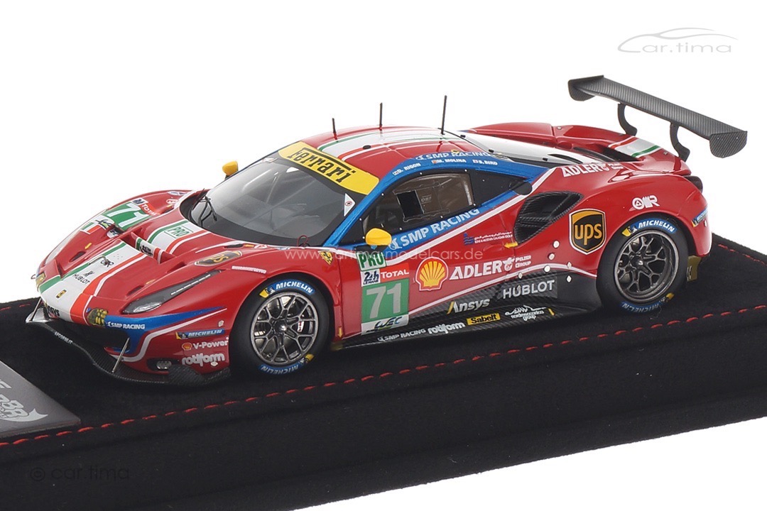 Ferrari 488 GTE Evo 24h Le Mans 2020 Bird/Molina/Rigon BBR 1:43 BBRC253