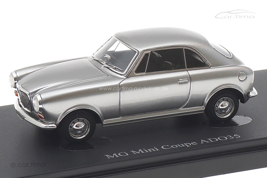 MG Mini Coupé AD035 1960 silber autocult 1:43 06056 MG Mini Coupé AD035 1960 silber autocult 1:43 06056