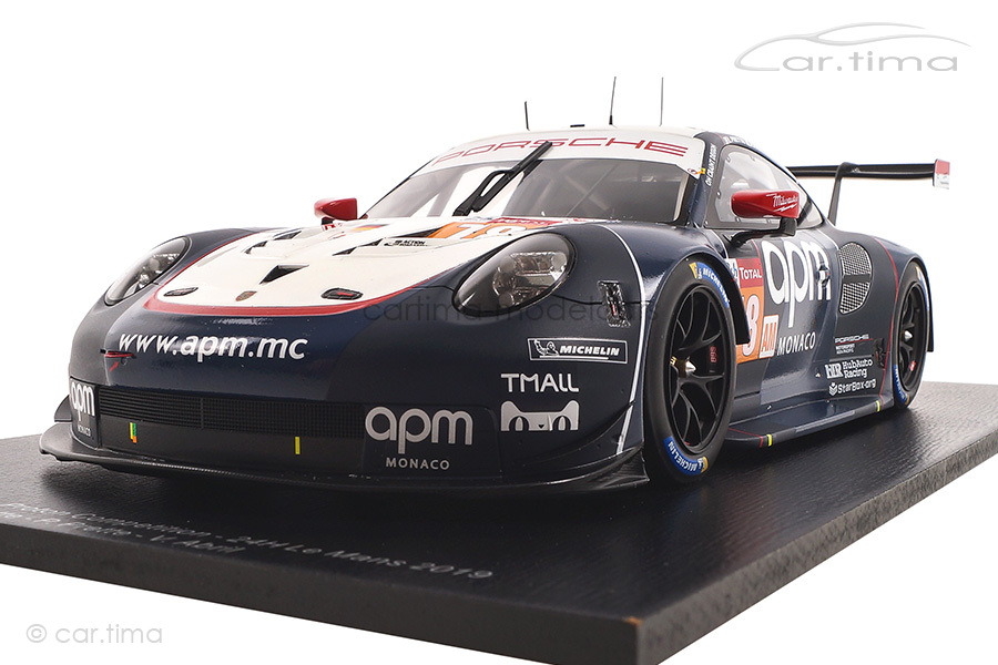 Porsche 911 RSR 24h Le Mans 2019 Abril/Prette/Prette Spark 1:18 18S441