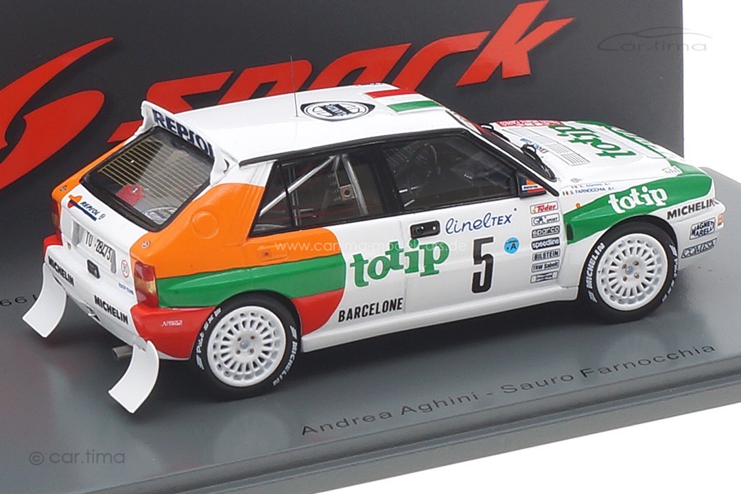 Lancia Delta HF Integrale EVO Rally Monte Carlo 1993 Aghini/Farnocchia Spark 1:43 S9025 Lancia Delta HF Integrale EVO Rally Monte Carlo 1993 Aghini/Farnocchia Spark 1:43 S9025